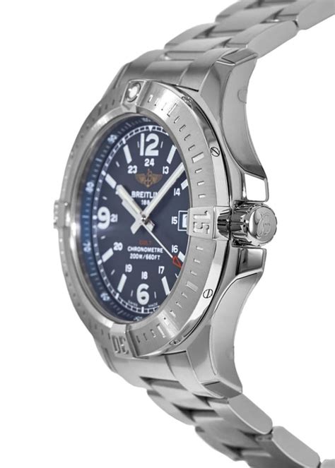 breitling colt 44 quartz blue dial|Breitling colt automatic 44mm.